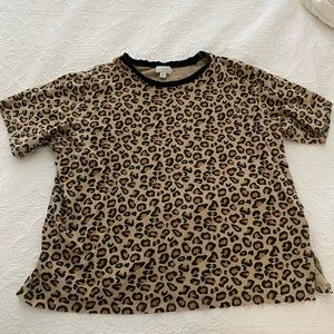 Mud pie Leopard Print Shirt